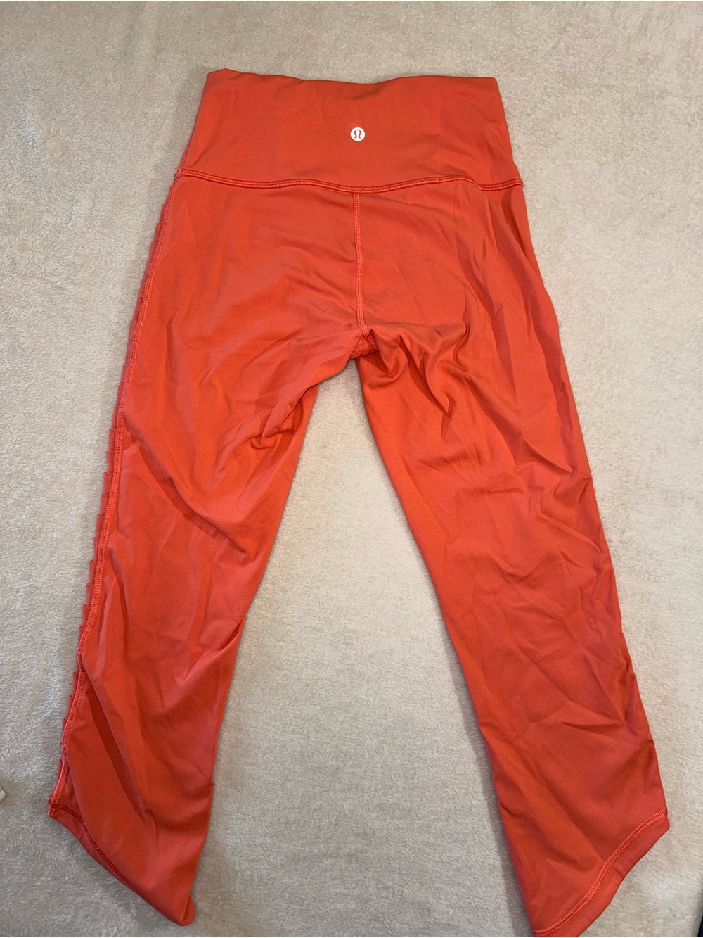 lululemon athletica Coral-Orange High Waist Track Joggers